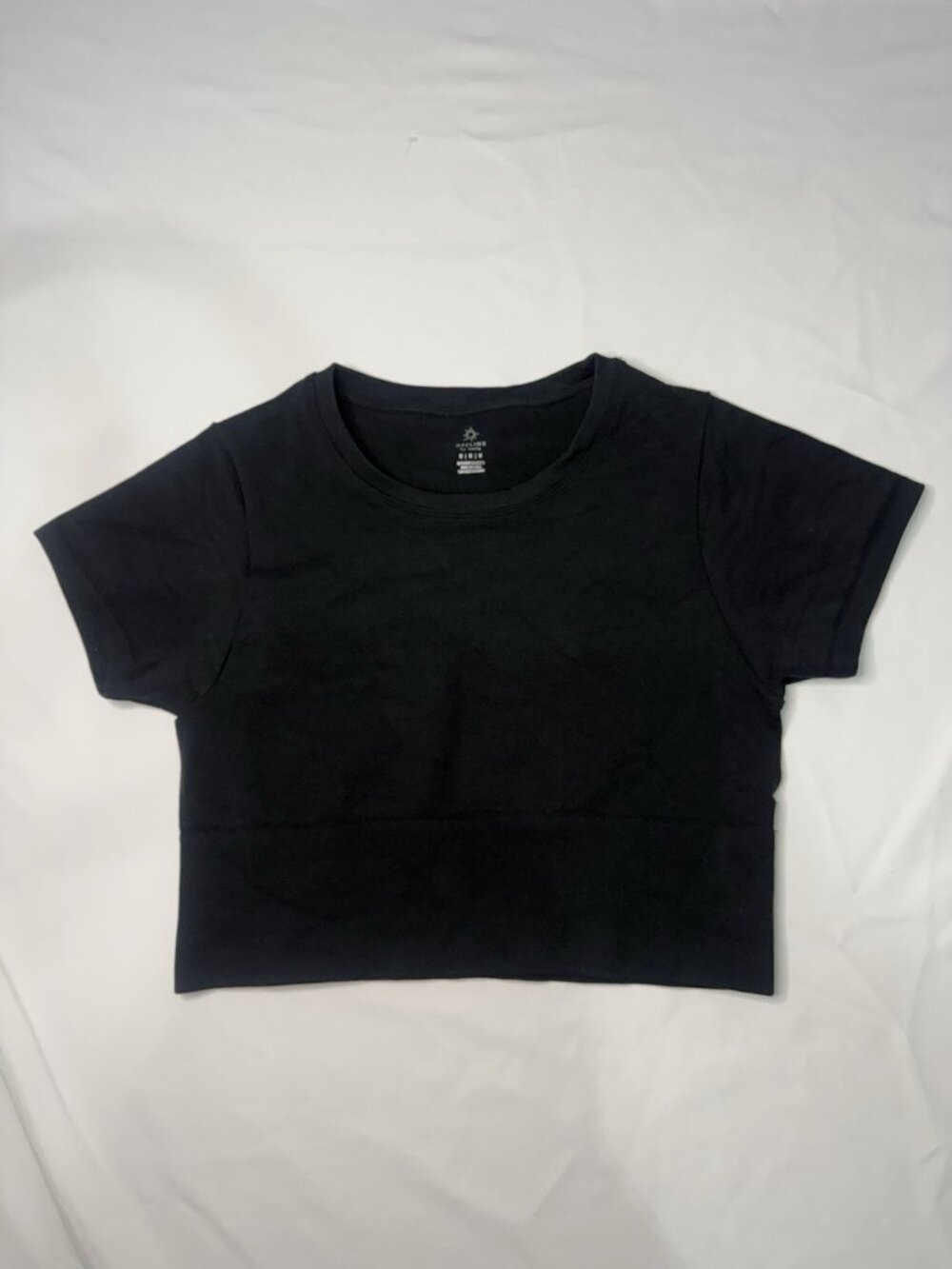AERIE Offline Black Women’s Medium Crop Top Shirt M